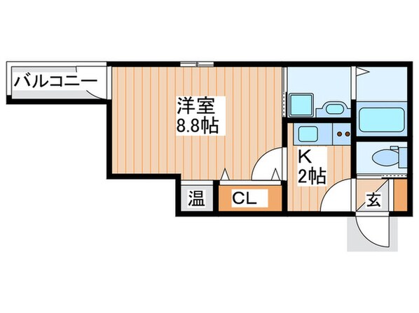 asecia萱島の物件間取画像